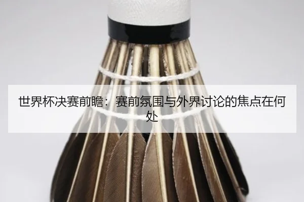 世界杯决赛前瞻：赛前氛围与外界讨论的焦点在何处
